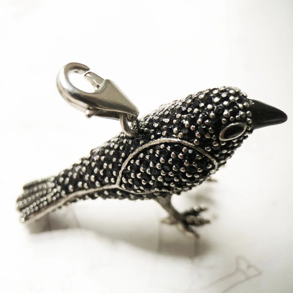 Black Raven Rabe Sterling Silver Penant For Woman & Men - Image 6