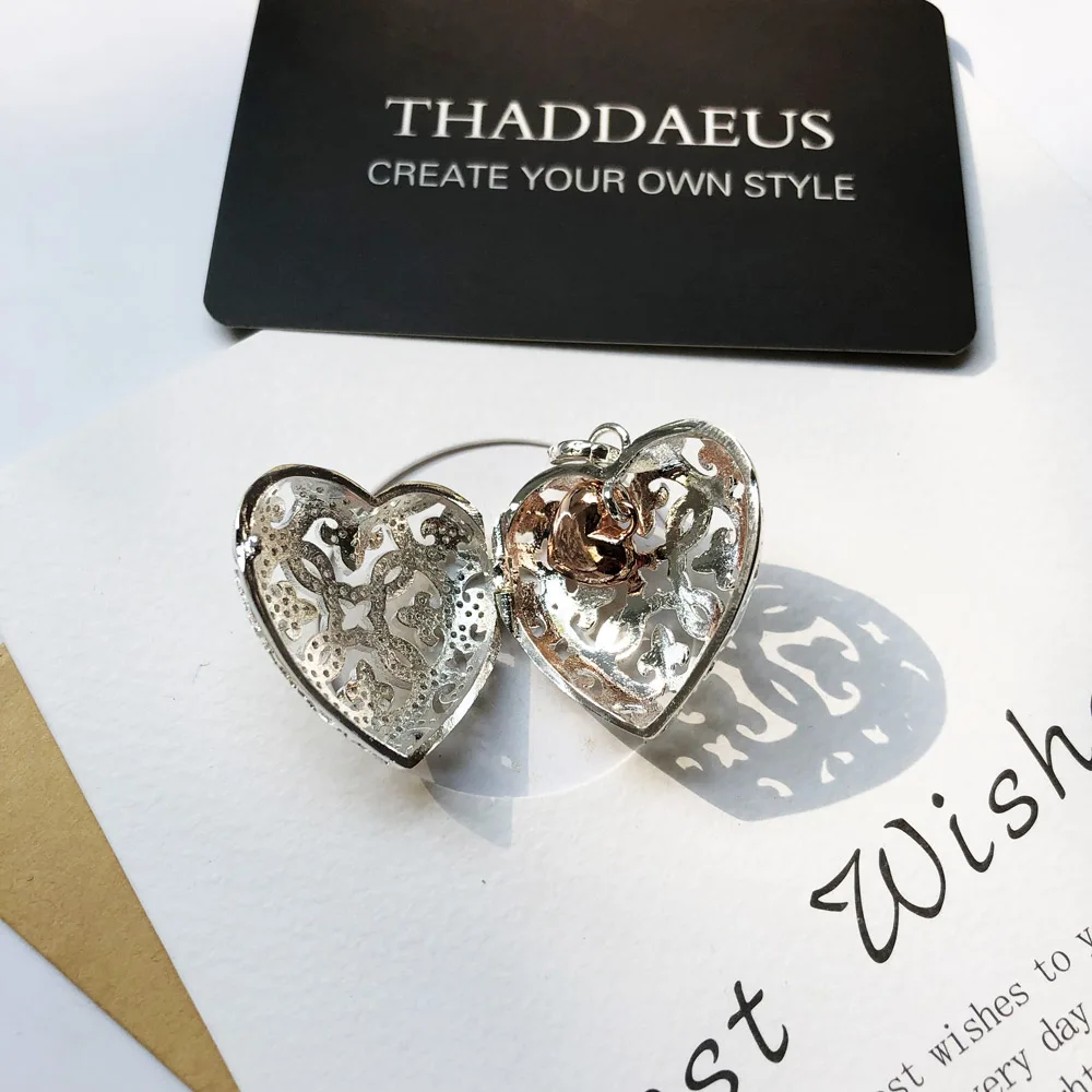 Love Heart Locket Fashion Glam 925 Sterling Silver Pendant - Image 6
