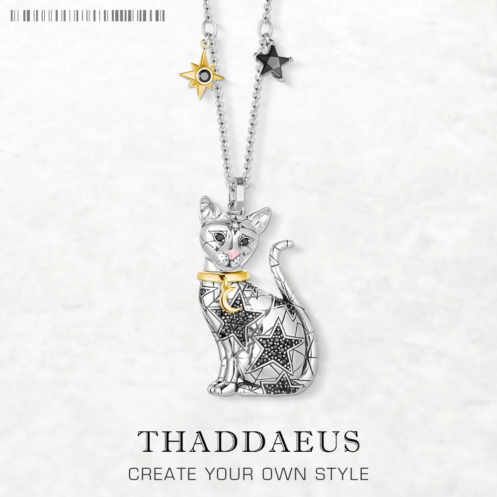 Cute Star Cat Brand New Chain Necklace Jewelry Gift For Women