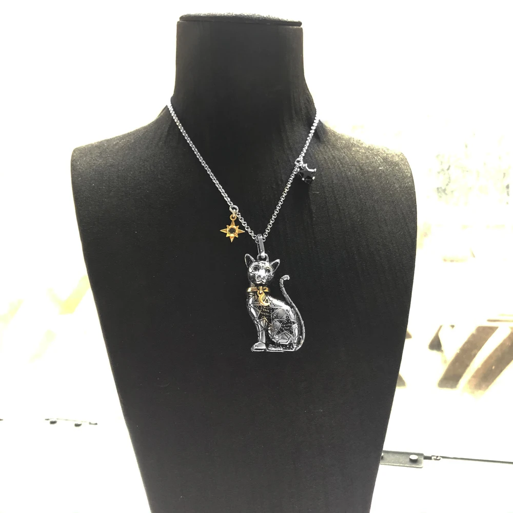 Cute Star Cat Brand New Chain Necklace Jewelry Gift For Women – Bild 5