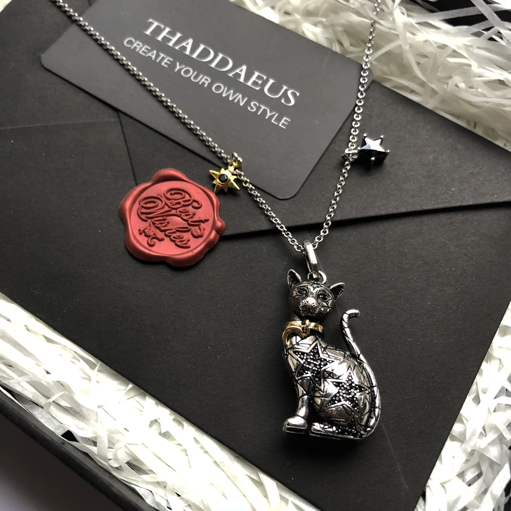 Cute Star Cat Brand New Chain Necklace Jewelry Gift For Women – Bild 2