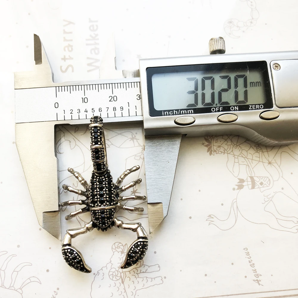 Fashion Scorpion Link Chain 925 Sterling Silver Necklace Jewelry - Image 4
