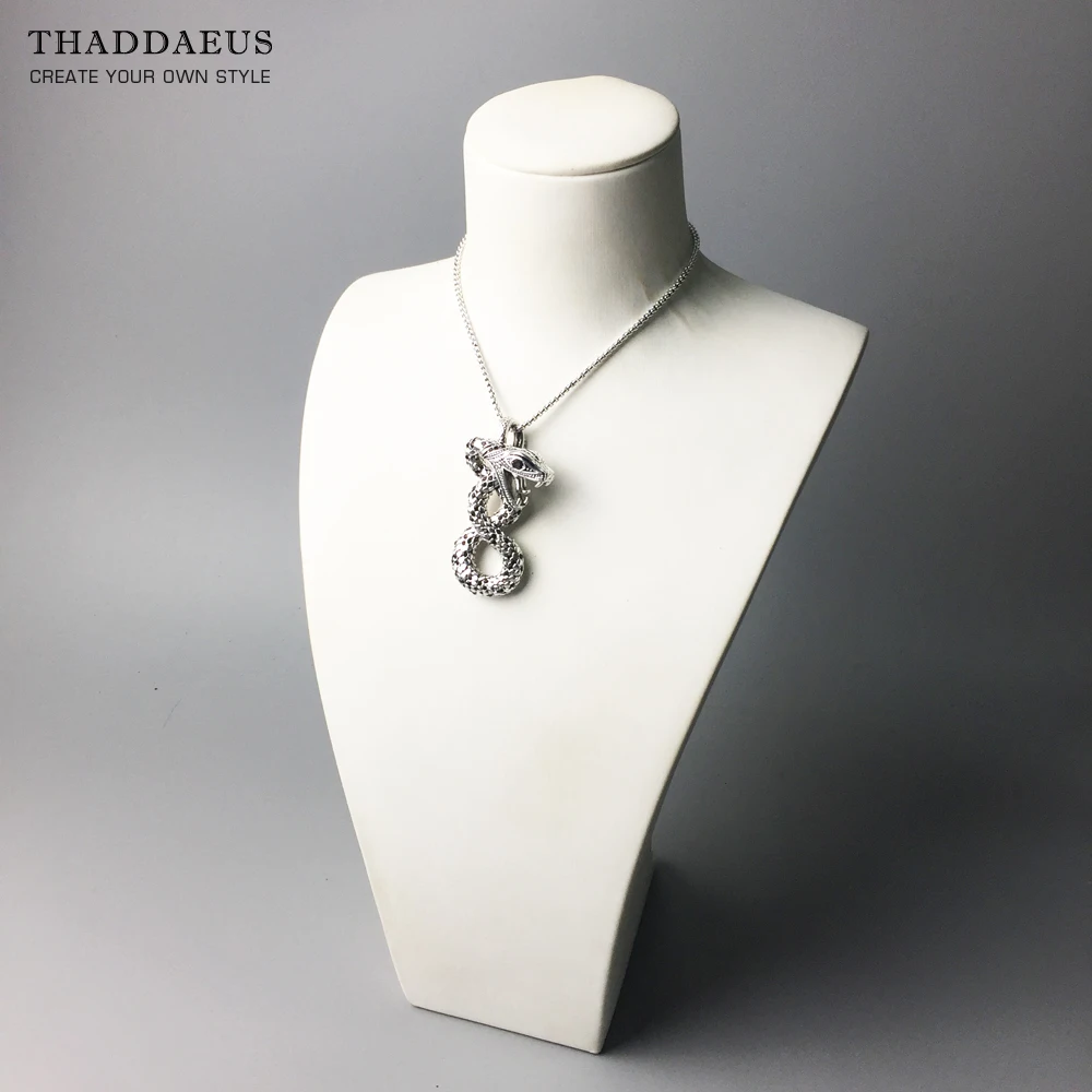 Fashion Style Rebel Bijoux Snake Sterling Silver Link Necklace - Image 6