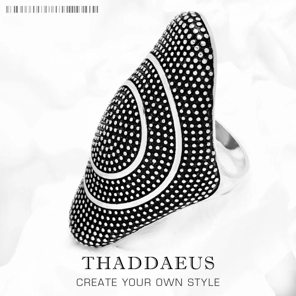 Fashion Large Statement Kathmandu 925 Sterling Silver Ring