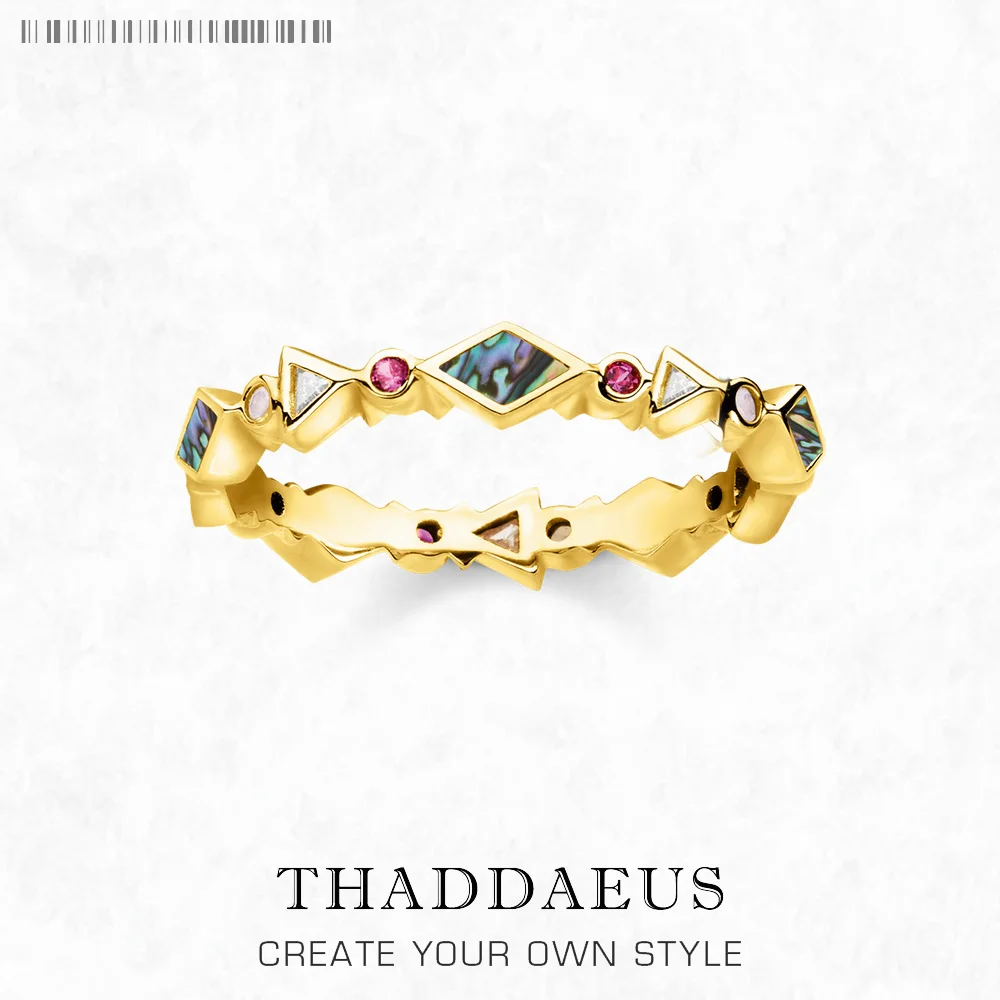 Romantic Gold Plated Victorian Inspired Europe Jewerly Sterling Silver Ring
