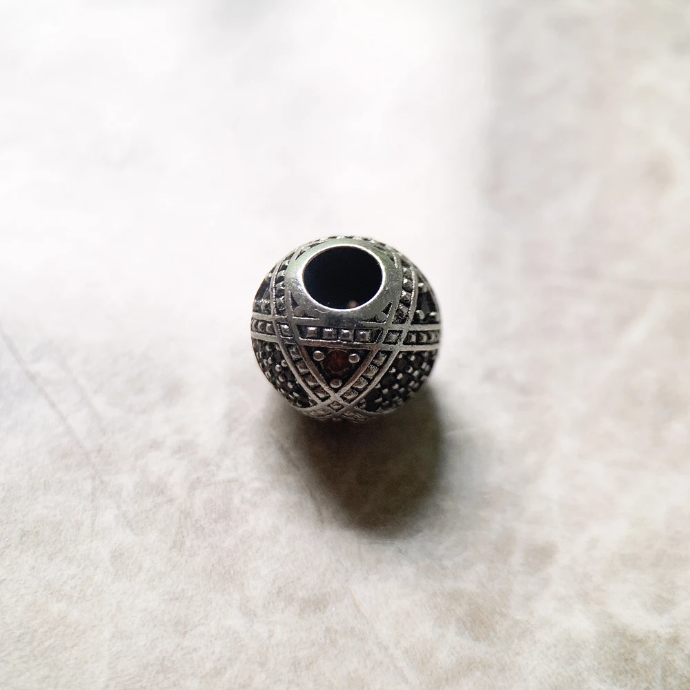 Charms Karma Champagne CZ Sterling Silver Beads - 画像 (5)