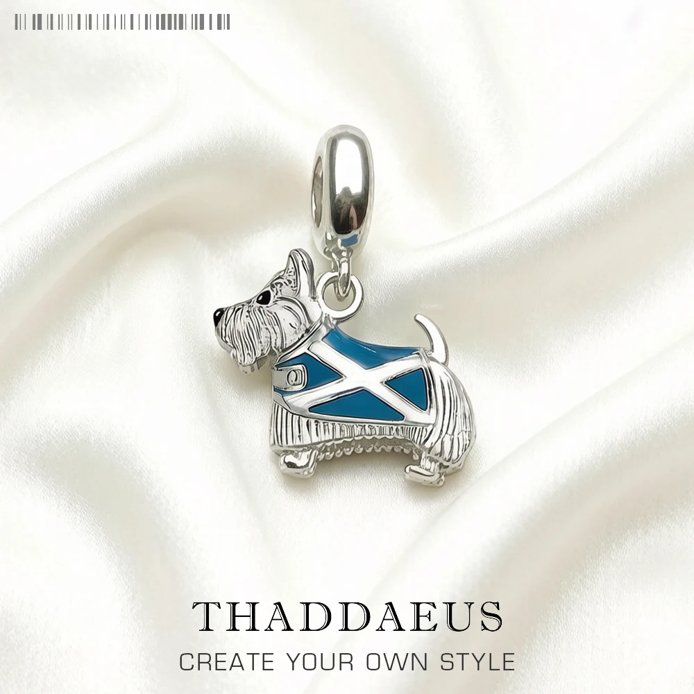Sterling Silver Westie Westy Dog Scotland Animal Pendant